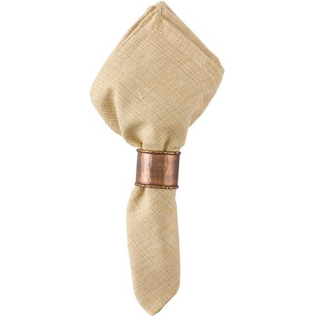 Hammered Copper Napkin Ring