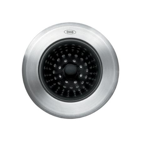 OXO Stainless/Silicone Sink Strainer