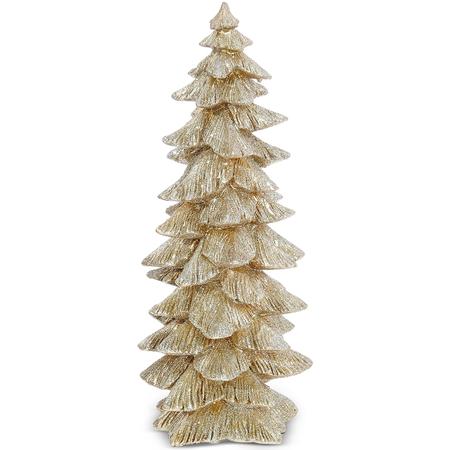 Gold Glittered Tree Large