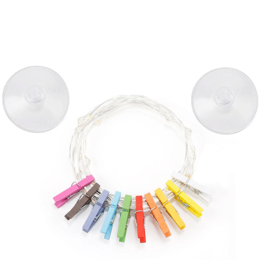 Mini Clothespin String Lights