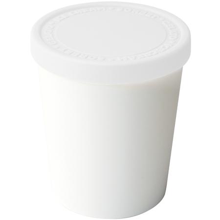 Ice Cream Tub White