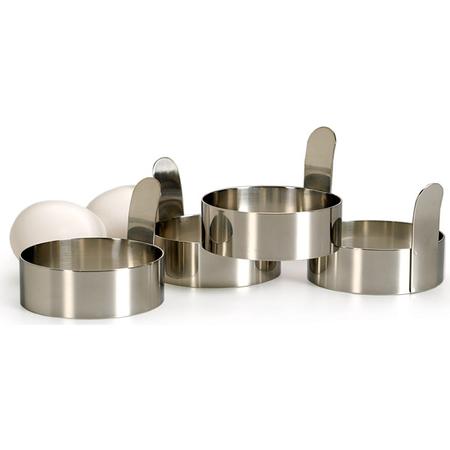 Stainless Steel Egg Ring - set/4