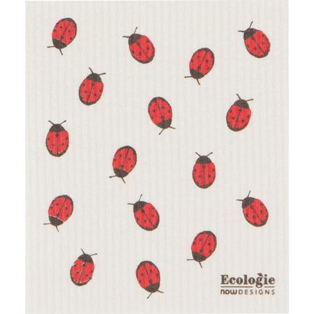 Swedish Dishcloth Fly Away Ladybug