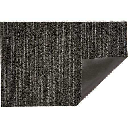 Shag Mat 2' x 3' Skinny Stripe Steel