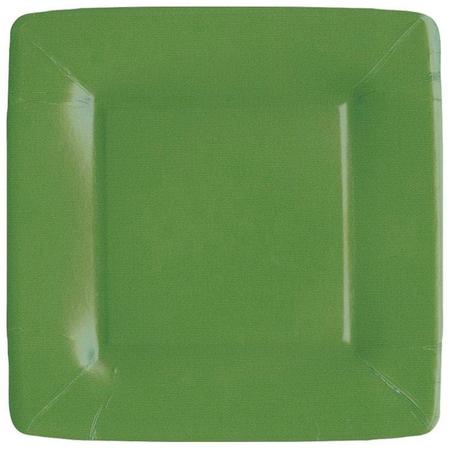 Paper Salad Plates Hunter Green