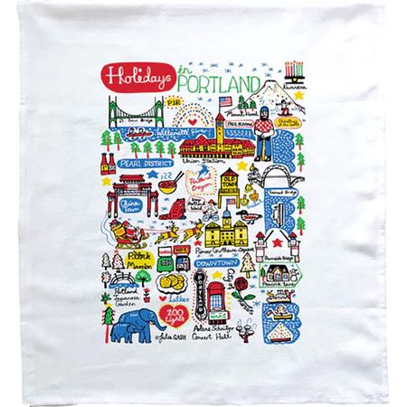 Holidays In Portland Tea Towel
