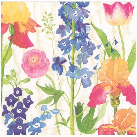 Paper Beverage Napkins Summer Garden