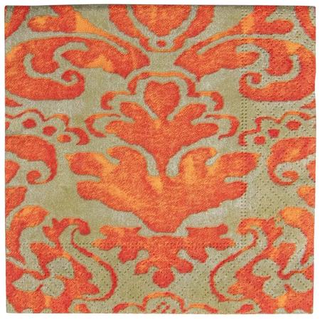 Paper Beverage Napkins Palazzo Coral