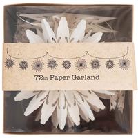 Paper Snowflake Garland