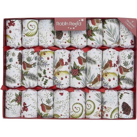 Christmas Crackers 10” Festive Foliage Set/8