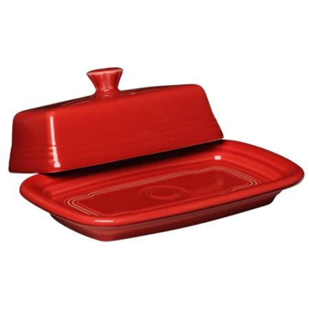 Fiesta Dinnerware Scarlet Butter Dish