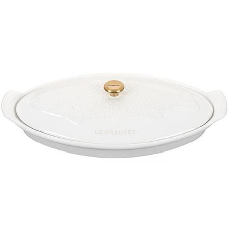 Le Creuset Fish Baker White