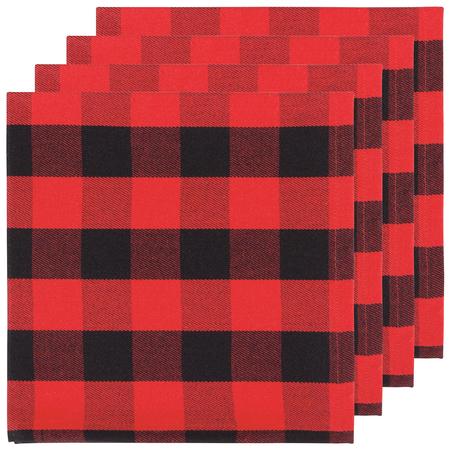Red Buffalo Check Napkins Set/4
