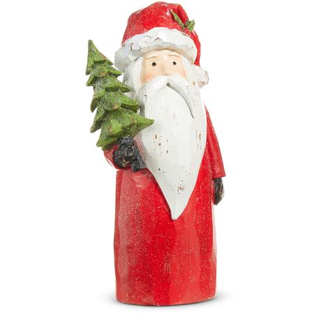 Resin Santa w/Tree 8