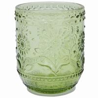 Embossed Drinking Glass