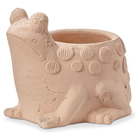 Terra Cotta Frog Planter
