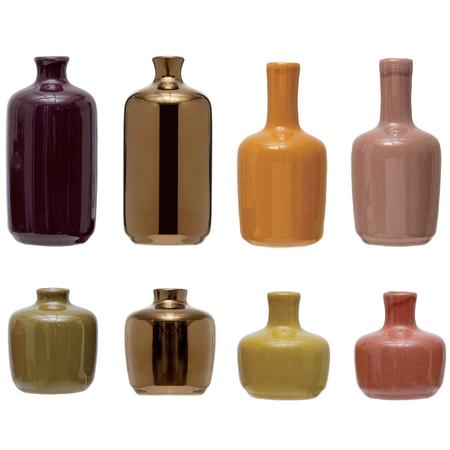 Stoneware Bud Vases