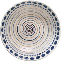 Hand-Painted Serving Bowl