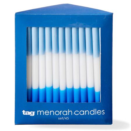 Menorah Candles Blue Box/45