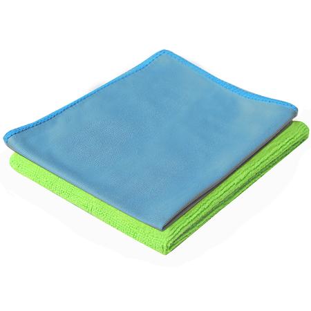 Greener Cleaner Microfiber Cloth Kitchen Kit Set/2