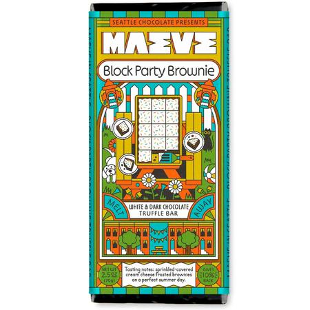 Seattle Chocolate Maeve Block Party Brownie Bar