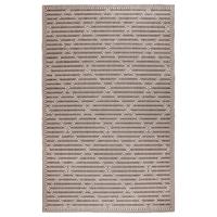 Malibu Checker Diamond Rug 39” x 59” Neutral