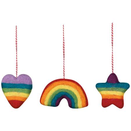 Love Is Love Felt Ornament