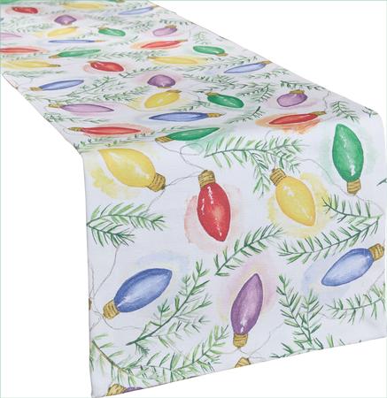 Holiday Lights Table Runner
