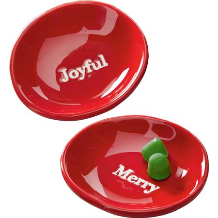 Joyful & Merry Dip Bowls