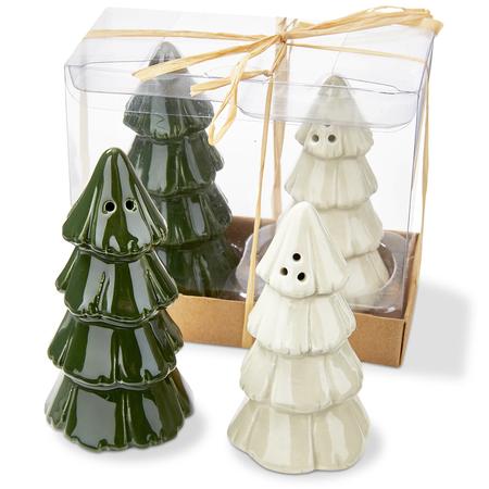 Pine Tree Salt & Pepper Shakers Set