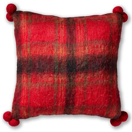 Wooly Plaid Pillow