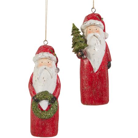 Santa Ornaments