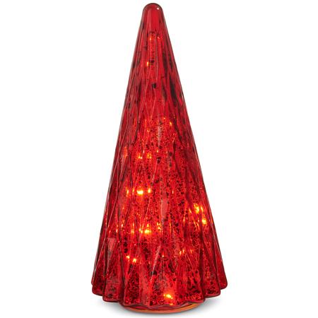 Berry Glass Illuminated Tree Medium