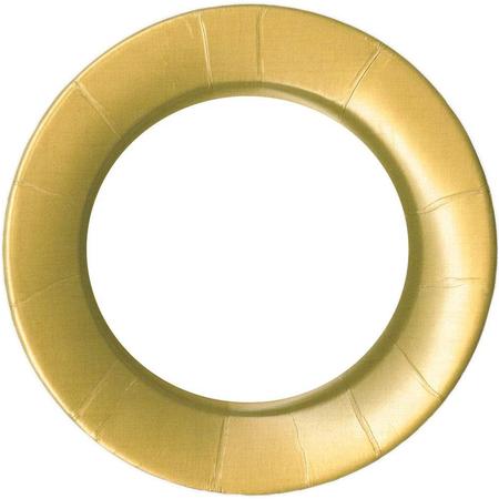 Paper Dinner Plates Gold Rim