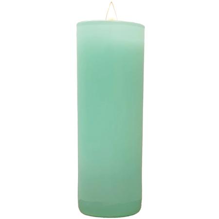 Tall Votive Candle Seafoam