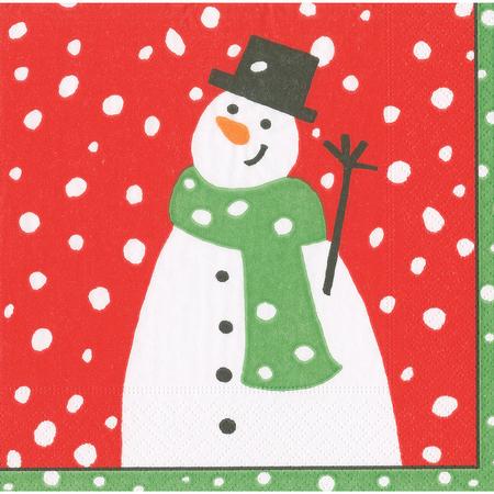 Paper Beverage Napkins Leon The Snowman