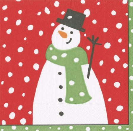 Paper Lunch Napkins Leon The Snowman