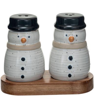 Snowman Salt & Pepper Shakers