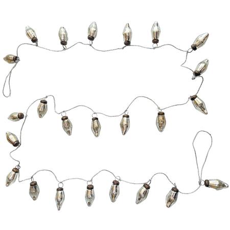 Mercury Glass Ornament Garland