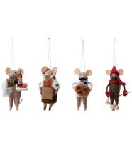 Gourmand Mice Ornaments