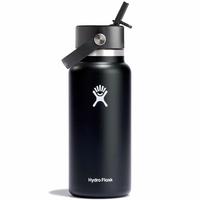 Hydro Flask 32-oz. Wide Mouth Flex Straw Cap Black