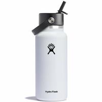 Hydro Flask 32-oz. Wide Mouth Flex Straw Cap White