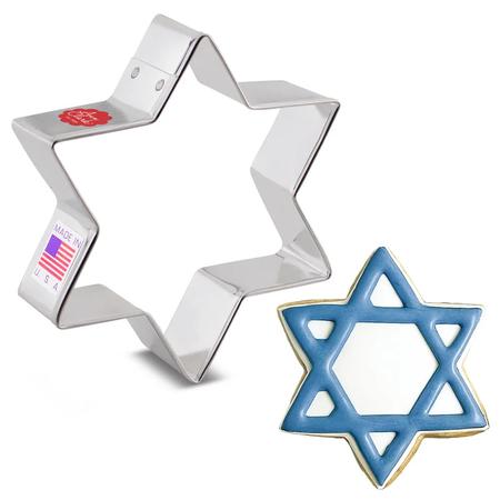 Star Of David Cookie Cutter 3.75”