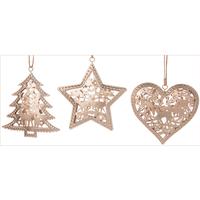 Metal Forest Scene Ornaments