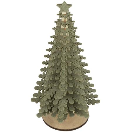 Felt Snowflake Tree 12”