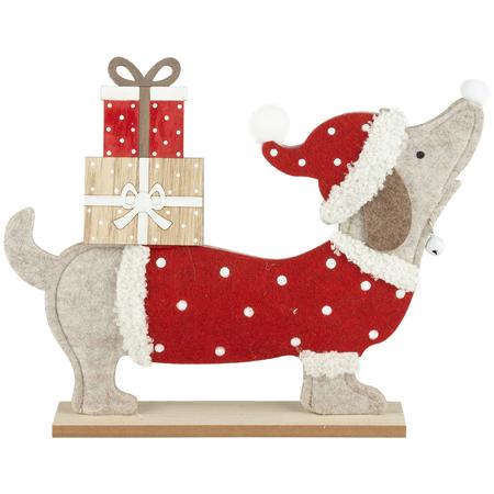 Tabletop Dachshund w/Gifts Large