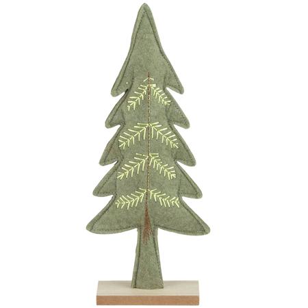 Embroidered Felt Tree 10”