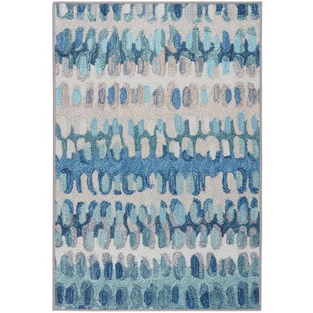 Paint Chip Rug 5’ x 8’ Blue
