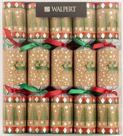 Christmas Crackers 11” Mountain Stars & Deer Set/10