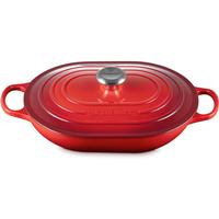Le Creuset Cast-Iron 3.75-qt. Oval Casserole Cerise